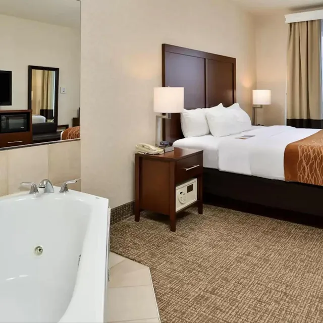 جناح بغرفة نوم واحدة بحوض جاكوزي، Comfort Inn And Suites Madison North 6/6