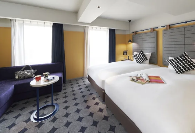 غرفة قياسية بسريرين منفصلين، Hotel Resol Yokohama Sakuragicho 3/7