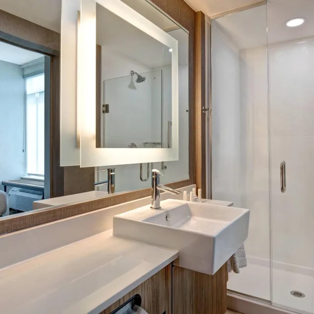 جناح بسريرين كوين مع سرير سحّاب إضافي مع أريكة لذوي الإعاقة، SpringHill Suites by Marriott Orangeburg 6/6