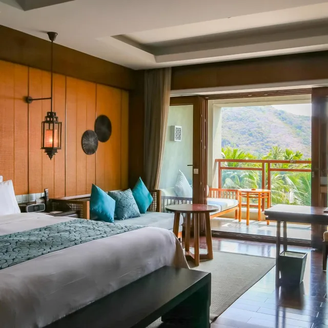 غرفة سوبيريور بإطلالة على البحر، Luhuitou Sanya Resort 1/2
