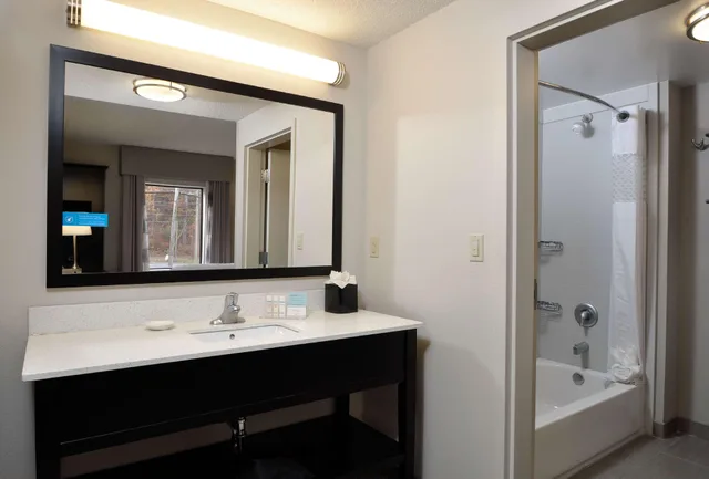 غرفة فاخرة بسرير كينج، Hampton Inn Stafford/Quantico & Conference Center, Va 2/3