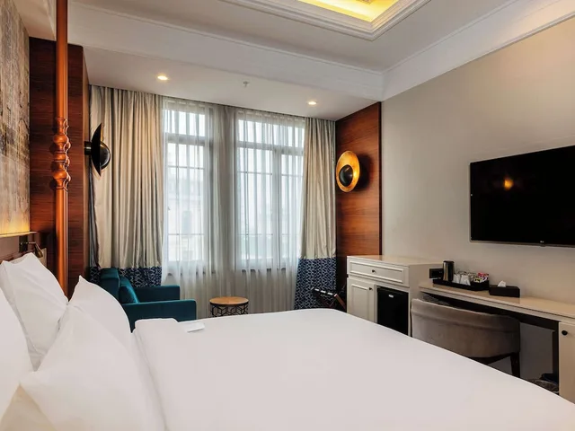غرفة ديلوكس بسرير مزدوج مع أريكة، Mercure Istanbul Sirkeci 3/10