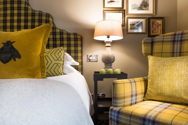 غرفة بسرير مزدوج في الملحق، The Lygon Arms 2/2