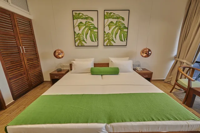 غرفة ديلوكس بسريرين منفصلين بإطلالة على الحديقة، Agnus Luxury Villa - Unawatuna 8/10