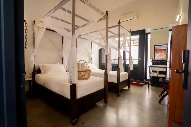 غرفة ديلوكس بسريرين منفصلين بشرفة، Tian Jing Hotel 1/2