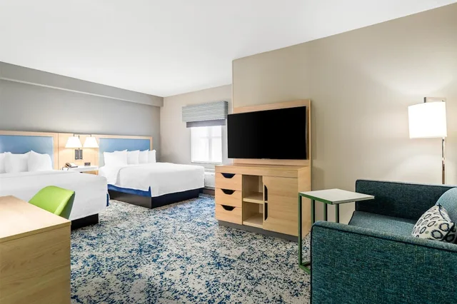 جناح استوديو بسريرين كوين مع أريكة، Hampton Inn Suites St Petersburg Downtown 2/7