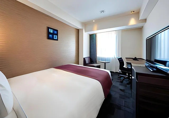 غرفة قياسية بسرير كوين، Daiwa Roynet Hotel Tokushima-Ekimae 1/1