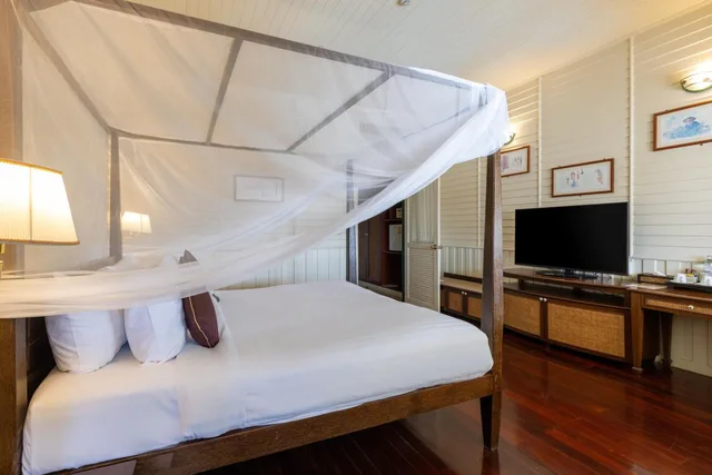 غرفة ديلوكس بسرير مزدوج أو سريرين منفصلين بإطلالة على المسبح، Kalanan Riverside Resort 4/4