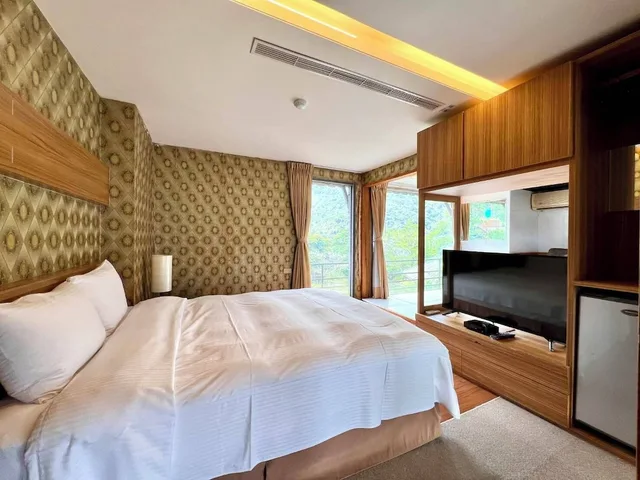 غرفة سوبيريور بسرير مزدوج، Wulai Sunglyu Spring Resort 3/3