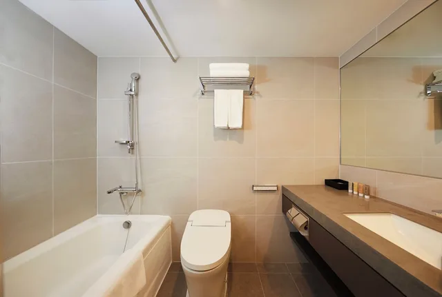 Semi Room, Deluxe, Twin Beds, Semi Double Bed, with View، Lahan Hotel Jeonju 4/4