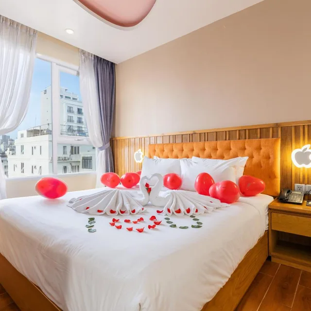 غرفة ديلوكس بسرير مزدوج بشرفة، Sea Queen Hotel 1/10