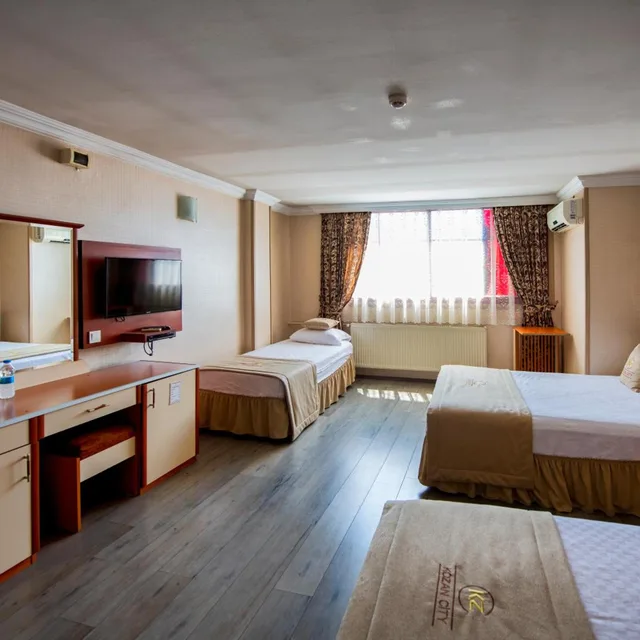 غرفة ثلاثية بسرير فردي، Kozan City Hotel 3/10