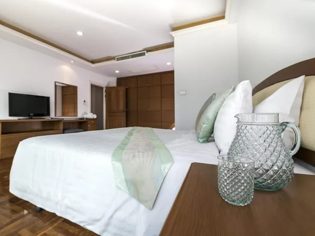 جناح عائلي بسريرين مزدوجين بغرفتي نوم، Chaidee Mansion 6/10