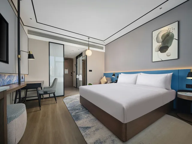 غرفة بسرير كينج، Hilton Garden Inn Ji'nan High-Tech Zone 2/6