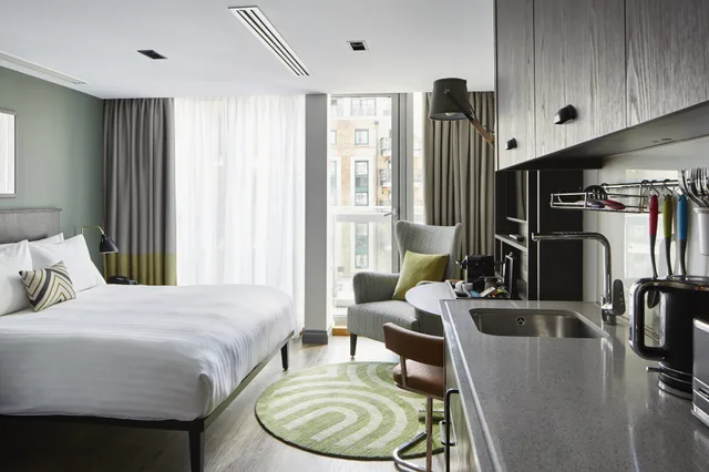 جناح استوديو بسرير مزدوج، Residence Inn by Marriott London Kensington 4/6
