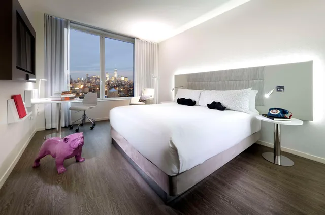 غرفة بسرير كينج بإطلالة على المدينة، INNSiDE New York NoMad 3/4