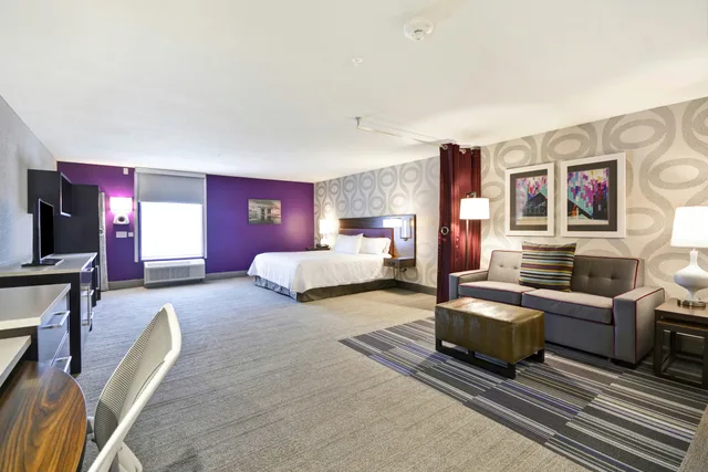 استوديو بسريرين كوين، Home2 Suites By Hilton Kansas City Airport 3/4