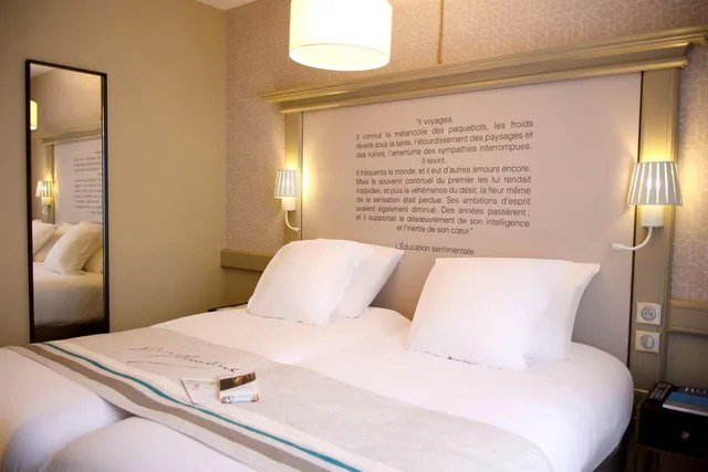 غرفة كومفورت بسريرين منفصلين، Hotel Litteraire Gustave Flaubert, BW Signature Collection 4/13