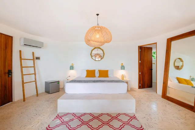 جناح بريميير بسرير كينج بإطلالة على البحيرة بشرفة، Azulea Hotel and Spa Bacalar 6/8