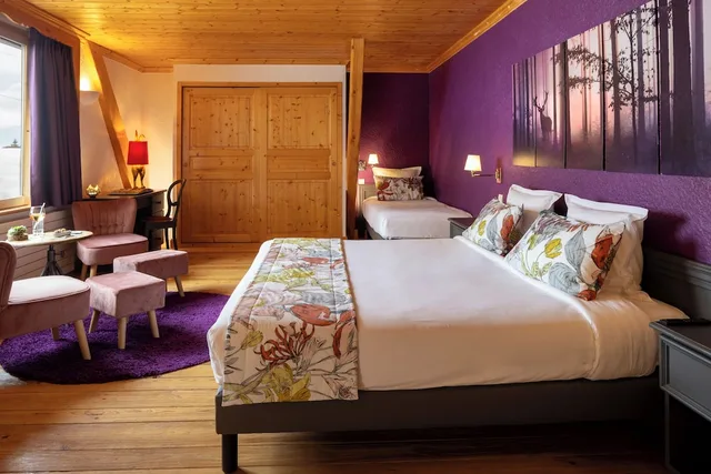 غرفة جونيور بسرير كوين، Hotel Courcheneige 1/5