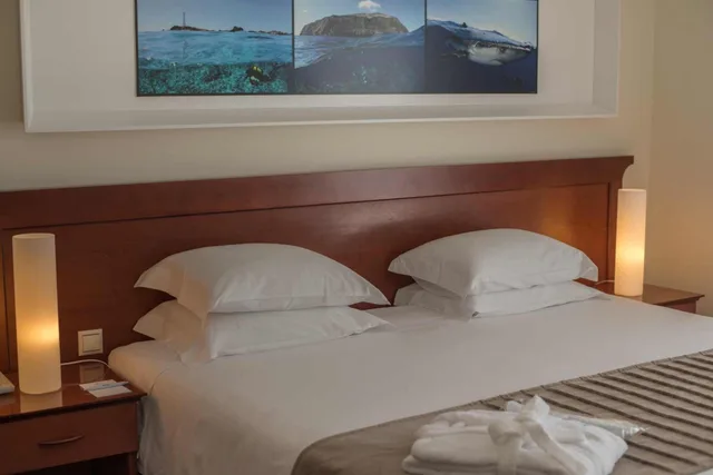 غرفة تنفيذية بسرير مزدوج بإطلالة على البحر، Azoris Faial Garden Resort Hotel 1/6