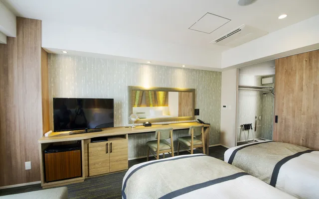 غرفة سوبيريور بسريرين منفصلين مع أريكة، Hotel Torifito Naha Asahibashi 9/10