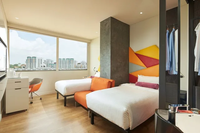 غرفة قياسية بسريرين منفصلين، Ibis Styles Singapore On Macpherson 4/7