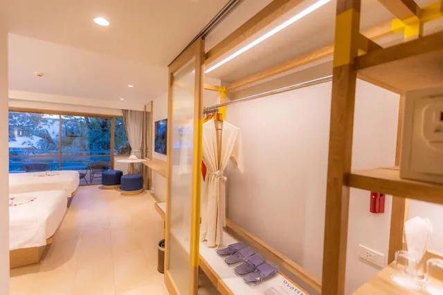 غرفة ديلوكس بسريرين منفصلين بإطلالة على الحديقة، Novotel Rayong Rim Pae Resort 6/6