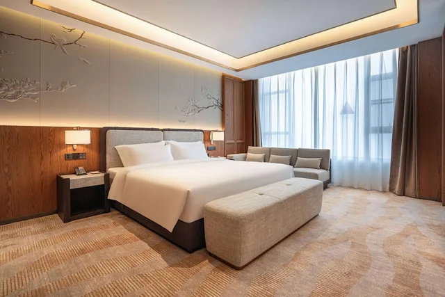 جناح رئاسي بسرير كينج مع أريكة، Howard Johnson by Wyndham Jufu Plaza Jinxi 1/1