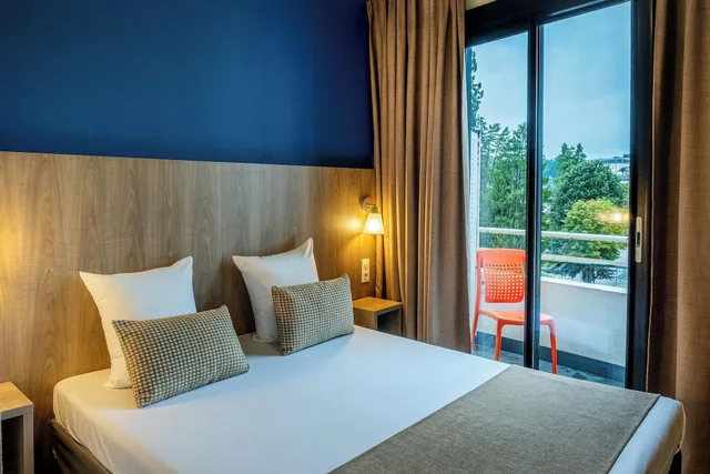 غرفة مفردة بإطلالة على المدينة بشرفة، Hotel Panorama 2/14