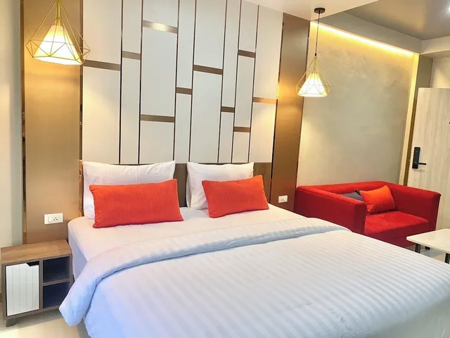 غرفة متصلة ديلوكس بسرير كوين وسريرين منفصلين، Bangkok Mystay Hotel Rangsit 9/10