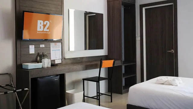 غرفة ديلوكس بسريرين منفصلين، B2 Buriram Boutique & Budget Hotel 4/4