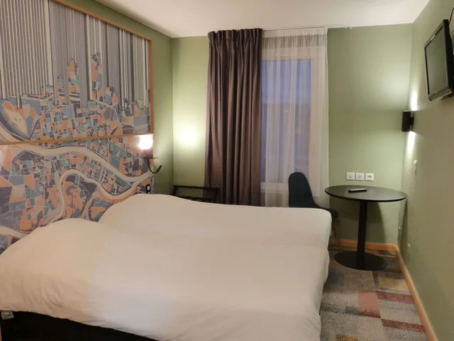غرفة قياسية بسريرين منفصلين، Ibis Styles Lyon Croix Rousse 1/10