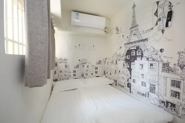 Mini, Double Bed, No Window، Shanghai Meego Youth Hostel 5/7