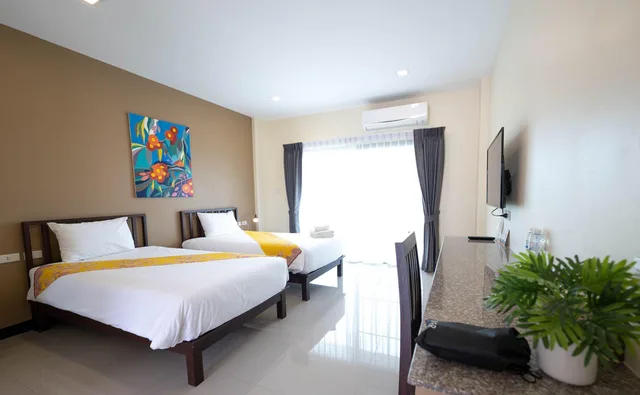 غرفة سوبيريور بسريرين منفصلين بإطلالة على النهر، The Nest Residence 1/1