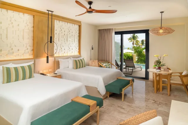 Serenity Club Junior Suite Swin Out Partial Ocean View 2 Queen Beds، Haven Riviera Cancun Resort & Spa All Inclusive - Adults Only 2/2