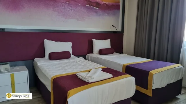 غرفة كلاسيكية بسرير مزدوج وسرير فردي، Campus Hill Hotel - All Inclusive 3/8