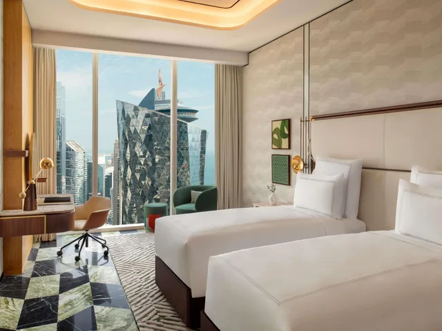 شقة استوديو بسريرين منفصلين، Swissotel Corniche Park Towers Doha 2/4