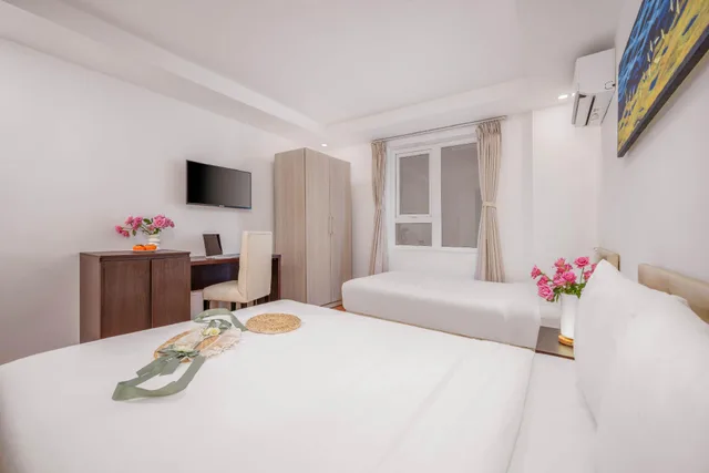 غرفة سوبيريور عائلية بسرير كوين وسرير فردي، Haya Beach Hotel 1/1
