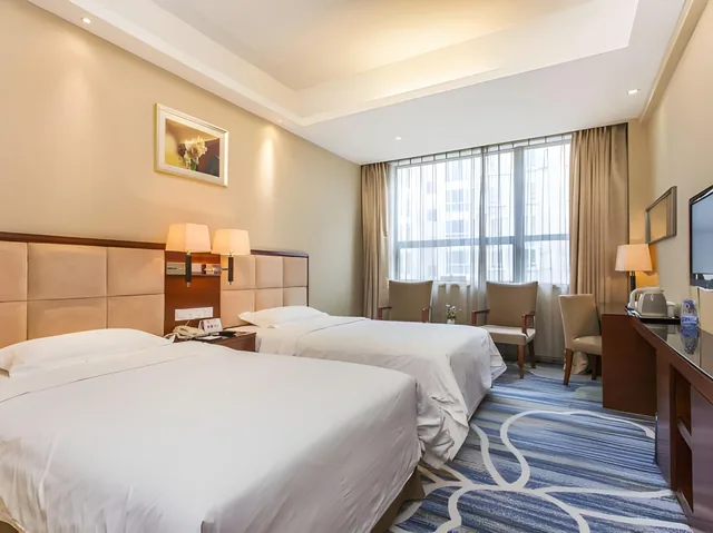 غرفة بزنس بسريرين، Sentosa Hotel Majialong Branch 2/4