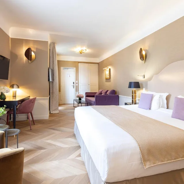 جناح عائلي بسرير مزدوج، Hotel Residence Foch 2/5