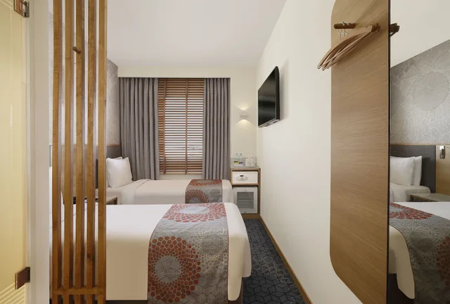 غرفة قياسية بسريرين منفصلين، Holiday Inn Express Hyderabad Banjara Hills 4/7