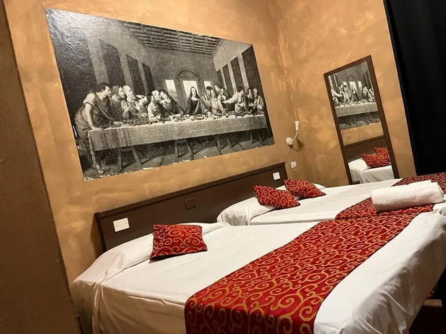 غرفة رباعية بأربعة أسرّة، Hotel Corvetto 9/10
