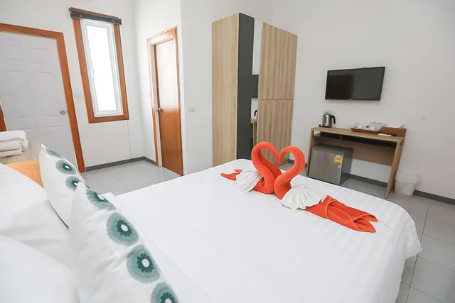 غرفة بسرير كوين بإطلالة على المدينة، Kata Forte Resort 3/9