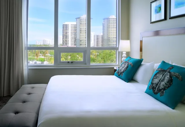 2 Bedrooms, Suite, King Bed, 1 King and 2 Double Beds, Intracoastal View, 2 Bathrooms, Sofa, Balcony, Palm Beach Singer Island Resort and Spa Luxury Suites 2/5