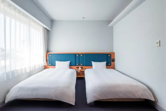 غرفة بسريرين منفصلين، Hotel Global View Tsuchiura 2/7