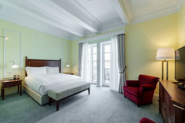غرفة بريميوم ديلوكس مفردة، Hotel Infante Sagres Porto 2/3