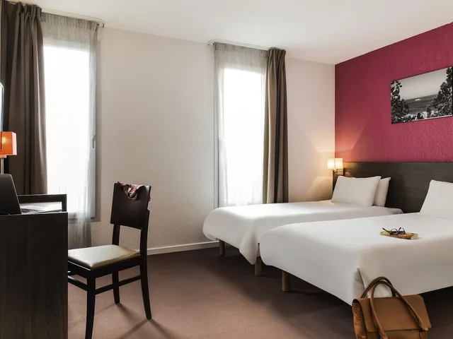 شقة بسريرين منفصلين بغرفة نوم واحدة مع أريكة، Adagio Access Marseille Saint Charles 3/5