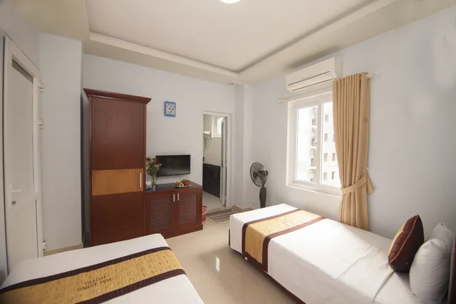 غرفة قياسية بسريرين منفصلين، Hai Long Hotel 1/4