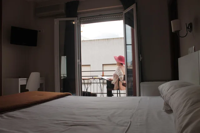 غرفة بسرير مزدوج أو سريرين منفصلين بشرفة، Hotel Ramis 1/10